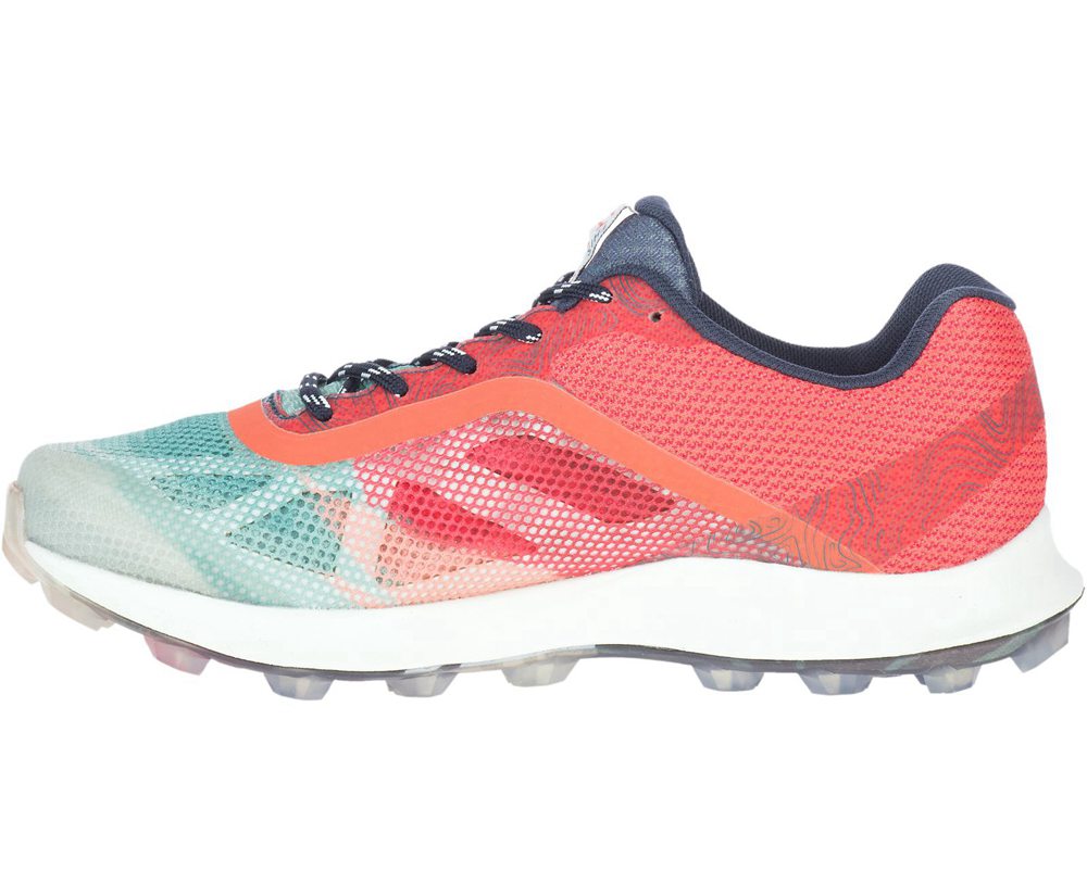 Merrell Sneakers Dame - Mtl Skyfire X White Mountains - Mintgrønne/Orange - VPL647908